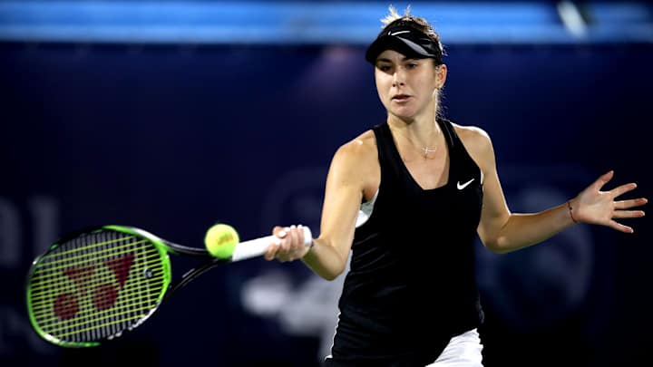 Belinda Bencic Upsets Simona Halep to Reach Dubai Semifinals