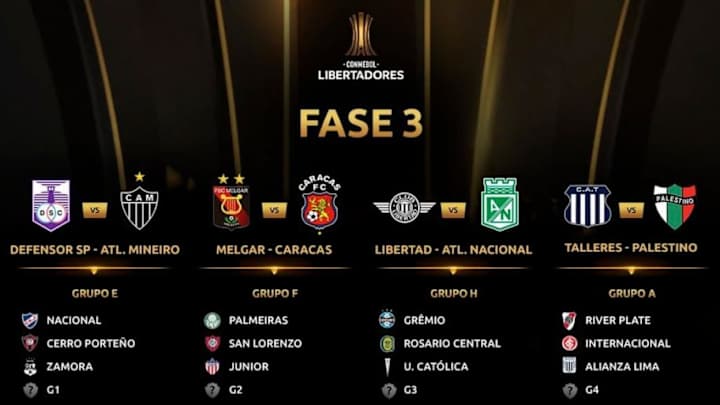 Todos los cruces de la fase 3 de la Copa Libertadores 2019