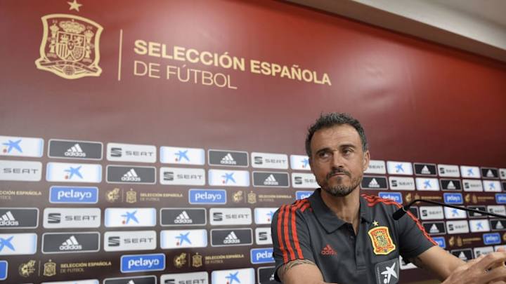 Luis Enrique estuvo en el Metropolitano para seguir el Atlético vs Juventus