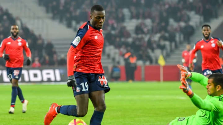 El Lille pone precio a Nicolás Pépé, jugador al que está siguiendo el FC Barcelona