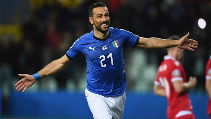 Quagliarella Becomes Italy's Oldest Goal Scorer in Rout of Liechtenstein