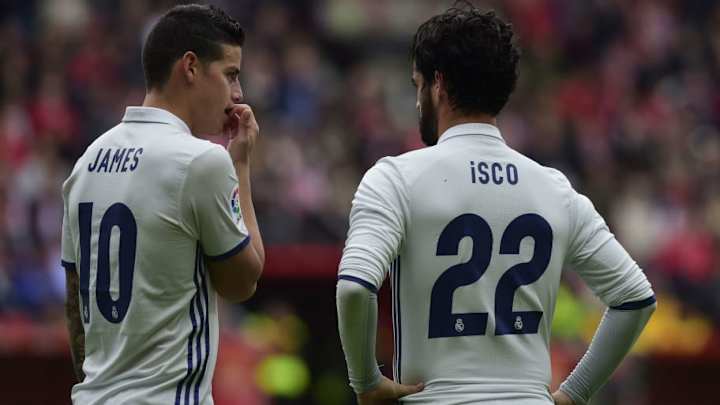 Isco puede tener la llave del futuro de James en el Real Madrid