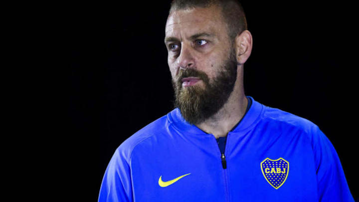 Daniel Osvaldo y Daniele De Rossi se sacaron una foto en el vestuario de Boca
