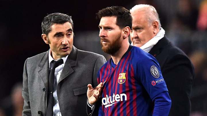 Valverde: "Tenía claro que Messi tenía que jugar por lo menos 45 minutos"