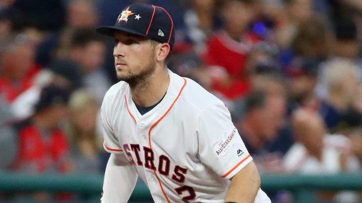 Astros' Alex Bregman Leaves Game After Taking Grounder to Face
