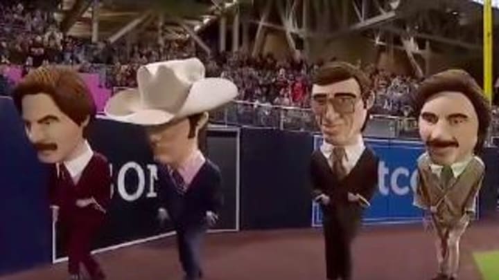 Ron Burgundy Wins Padres' First 'Anchorman' Race at Petco Park
