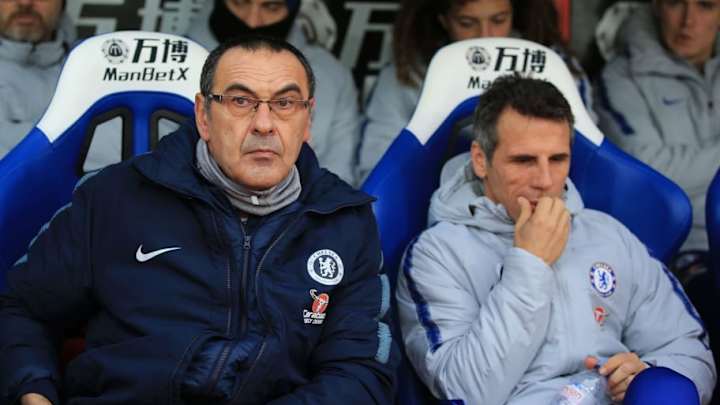 Chelsea Consider Making Gianfranco Zola Caretaker Boss as Doubt Grows Over Maurizio Sarri's Future