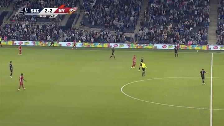 New York Red Bulls' Kaku Freaks Out and Kicks Ball Right Into Random Fan in the Stands New York Red Bulls' Kaku Freaks Out and Kicks Ball Right Into Random Fan in the Stands