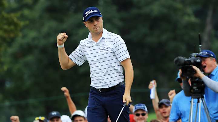 Justin Thomas Crushes Medinah With 61 for Six-Shot Lead