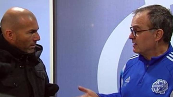 La genial charla táctica entre Marcelo Bielsa y Zinedine Zidane