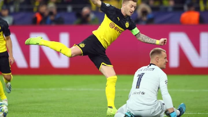 Ter Stegen le atajó un penal a Marcos Reus y mantiene la igualdad en Alemania