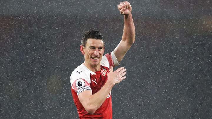 Laurent Koscielny Braved Painful Gash to the Leg During Arsenal's Victory Over Manchester United Laurent Koscielny Braved Painful Gash to the Leg During Arsenal's Victory Over Manchester United