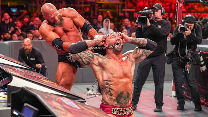 Dave Bautista Retires From Wrestling After Loss to Triple H Dave Bautista Retires From Wrestling After Loss to Triple H