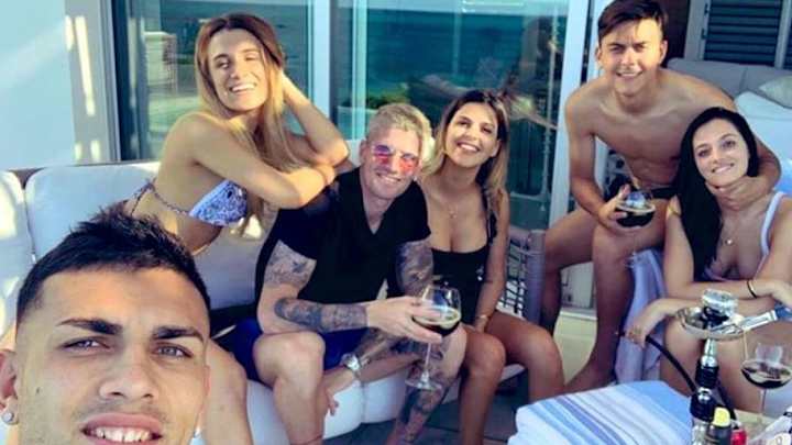Playa, tragos y relax: las vacaciones de los futbolistas de la selección argentina