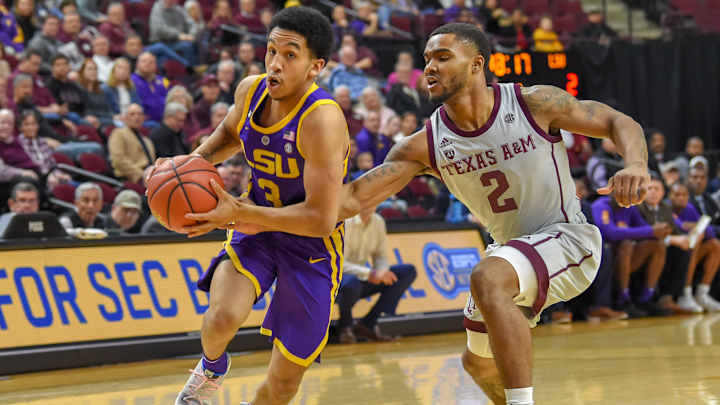 Tremont Waters Scores 36 to Lead No. 19 LSU Over Texas A&M, 72-57