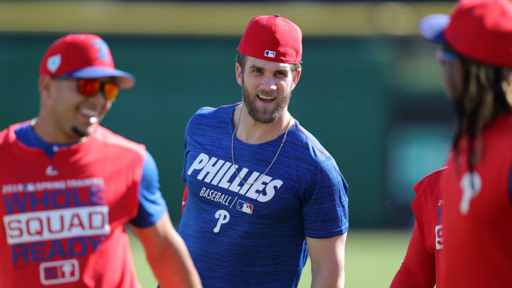 Bryce Harper Says He'll Recruit Mike Trout to Philadelphia in 2020