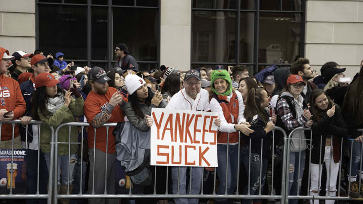Watch: Baseball is Back With Bruins Fans Starting 'Yankees Suck' Chant at TD Garden