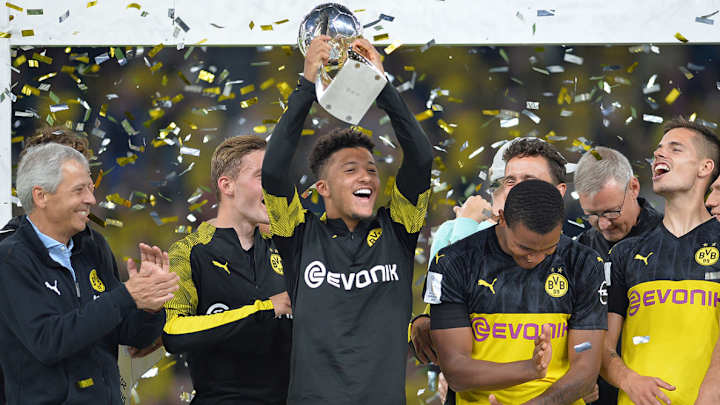 Jadon Sancho Shines as Dortmund Wins German Supercup Over Bayern Jadon Sancho Shines as Dortmund Wins German Supercup Over Bayern