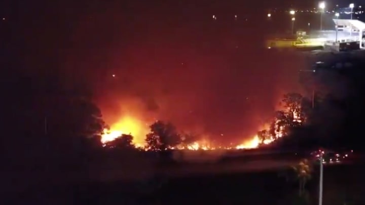Fire Breaks Out at St. Lucie Mets' Stadium After Fourth of July Fireworks Fire Breaks Out at St. Lucie Mets' Stadium After Fourth of July Fireworks