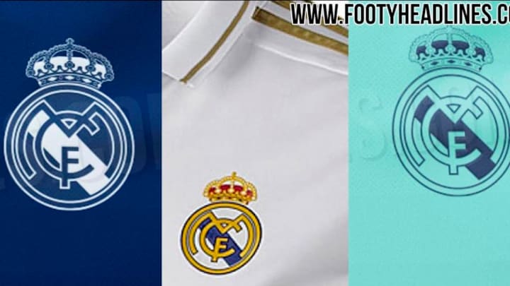 Los colores de las 3 equipaciones del Real Madrid para la próxima temporada