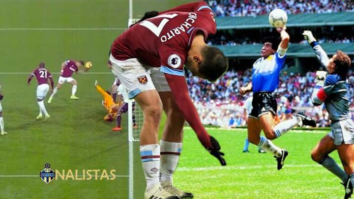 ¡A LO MARADONA! | El golazo con la mano de Chicharito ante el Fulham