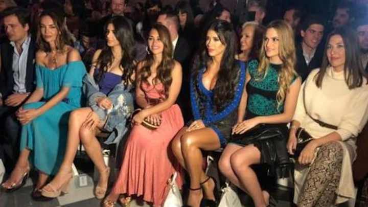 Las WAGs del Barcelona estuvieron en el desfile de Rosa Clará