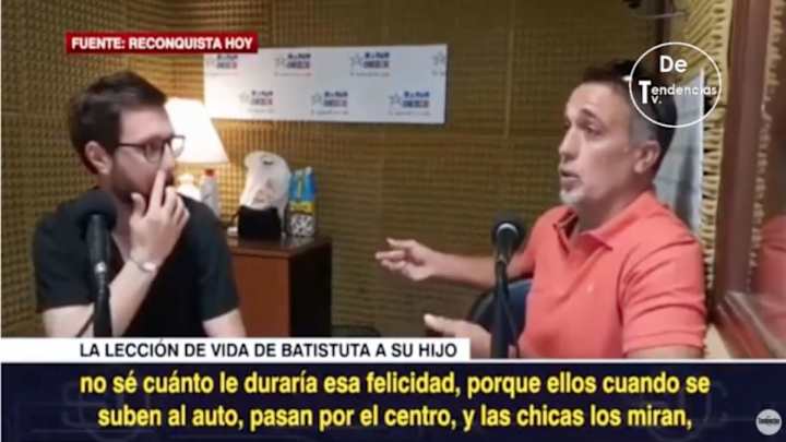 SU MEJOR GOL | Batistuta reveló por qué uno de sus hijos trabaja en una fotocopiadora