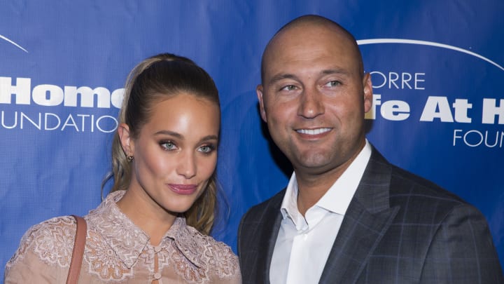 Derek and Hannah Jeter Welcome Daughter Story Grey