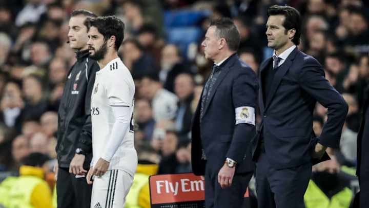La explicación de Solari a la suplencia de Isco