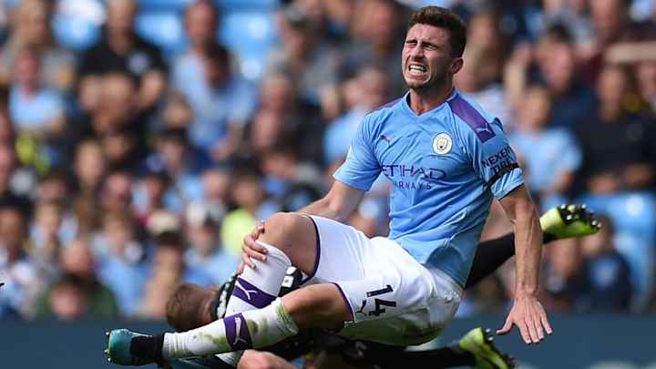 Aymeric Laporte Stretchered Off for Manchester City During Brighton Clash