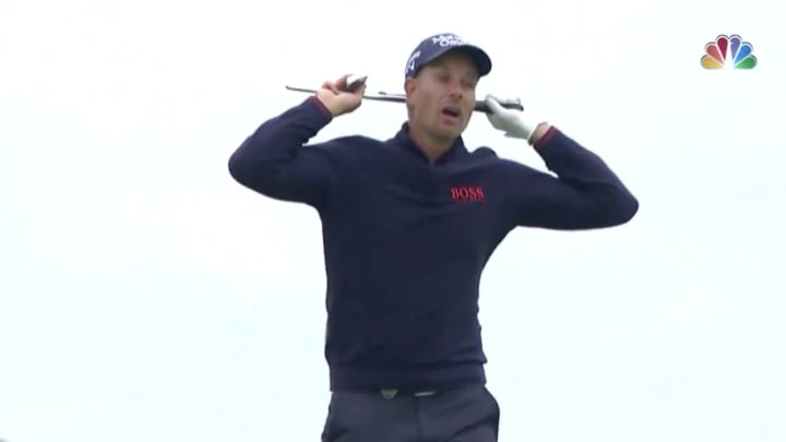 Watch: Henrik Stenson Shanks Approach, Snaps Club at the Open