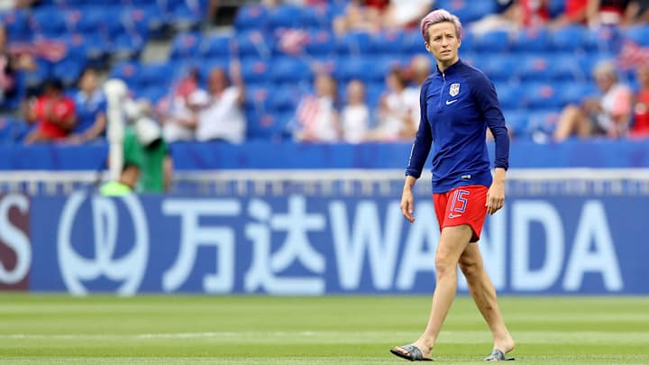 Megan Rapinoe Misses England Semifinal Due to Hamstring Injury, Expects to Be Fit for Final Megan Rapinoe Misses England Semifinal Due to Hamstring Injury, Expects to Be Fit for Final