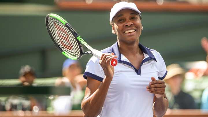 Venus Williams wins 1st-round match at BNP Paribas Open Venus Williams wins 1st-round match at BNP Paribas Open