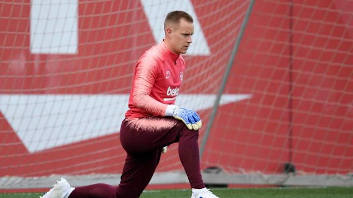 Ter Stegen se pierde la final de Copa por molestias en la rodilla derecha