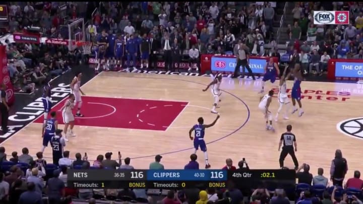 Watch: Clippers Guard Lou Williams Cans Buzzer-Beater Three to Beat Nets 119-116
