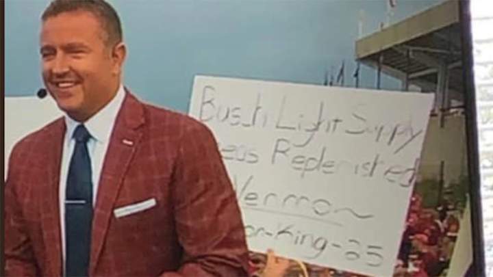 'College GameDay' Sign Holder Requests Beer Money, Donates it to Children's Hospital