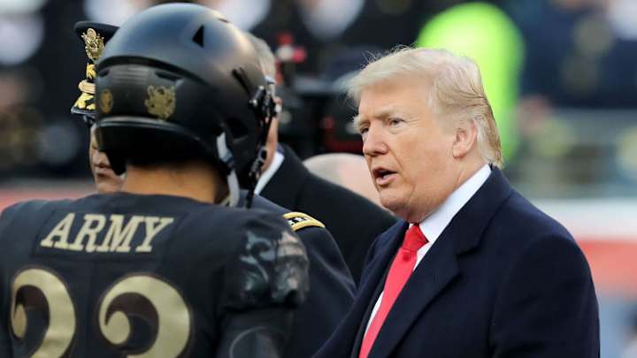 Pres. Trump Signs Memorandum Allowing Service Academy Athletes to Postpone Duty for Pro Sports