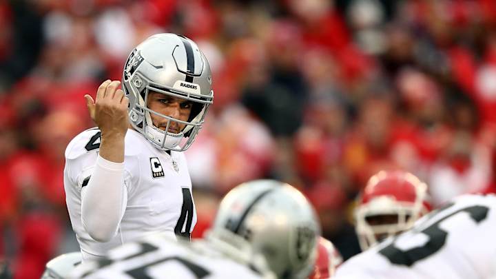 Derek Carr Wants to Use Hard Knocks to Give Shoutouts and Get Rappers More Clout Derek Carr Wants to Use Hard Knocks to Give Shoutouts and Get Rappers More Clout