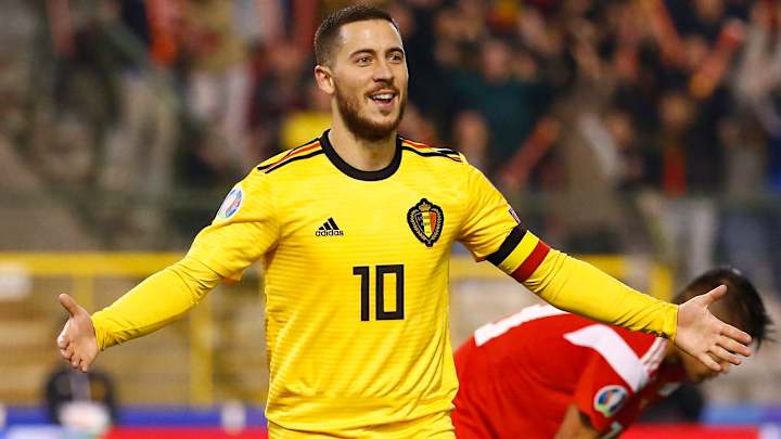 Hazard Scores Twice, Belgium Overcomes Courtois Gaffe in Euro 2020 Qualifying Win