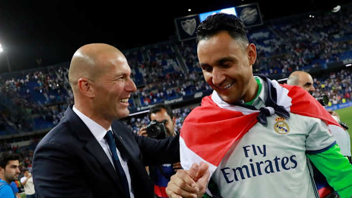 Zidane no contempla la posible salida de Keylor Navas