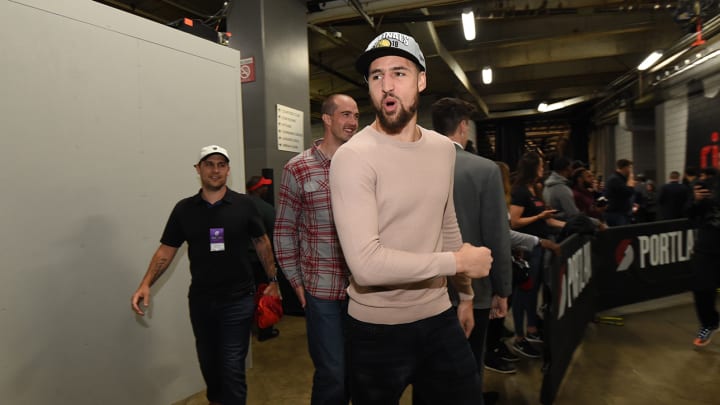 Klay Thompson on Drake: 'Do I Like Him as a Raptors Fan? No'