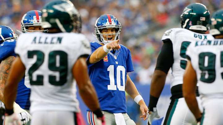 Eli Manning on Dealing With Eagles Fans in Philadelphia: 'It's a Different Culture' Eli Manning on Dealing With Eagles Fans in Philadelphia: 'It's a Different Culture'