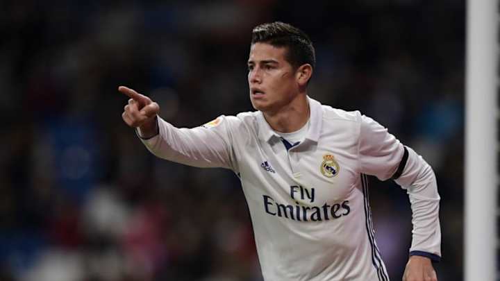 Report: James Rodriguez Taken Off Real Madrid's Transfer List