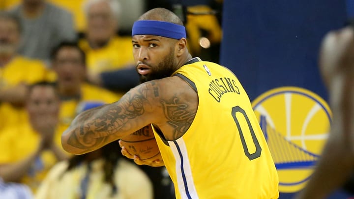 Warriors Center DeMarcus Cousins Active for NBA Finals Game 1