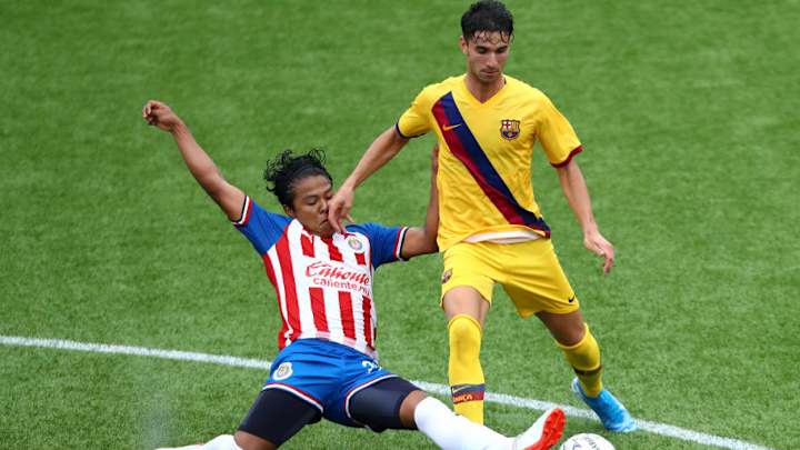 Amaury Vergara está haciendo esfuerzos para trabajar codo a codo con el FC Barcelona