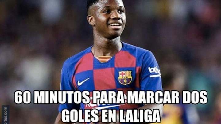 Los mejores memes de un nuevo recital de Ansu Fati, la táctica de Zidane y más