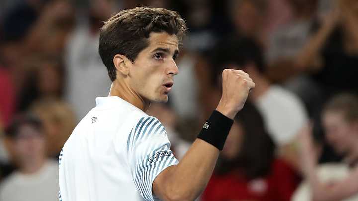 Pierre-Hugues Herbert Ousts 2018 Semifinalist Hyeon Chung in Rainy Second-Round Match Pierre-Hugues Herbert Ousts 2018 Semifinalist Hyeon Chung in Rainy Second-Round Match