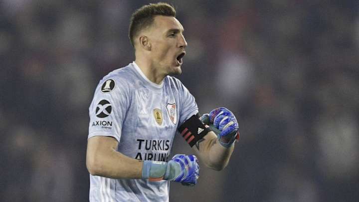 Franco Armani eligió su mejor atajada desde que es arquero de River