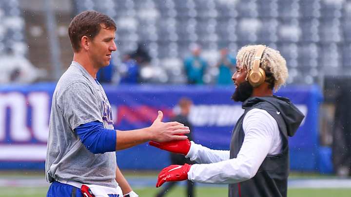 Eli Manning Learned Giants Traded Odell Beckham Through News Ticker While Watching TV