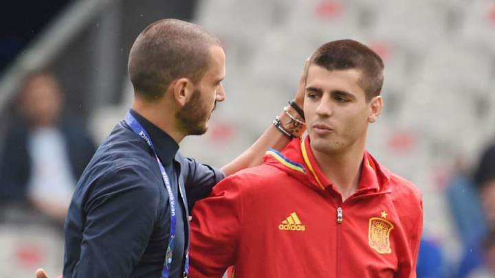 La 'amenza' de Bonucci a Morata: "En cuanto entres al campo te daré una buena paliza"